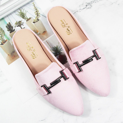 Γυναικείες παντόφλες με μεταλλικό στοιχείο σε πολλά χρώματα