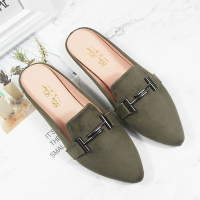 Γυναικείες παντόφλες με μεταλλικό στοιχείο σε πολλά χρώματα