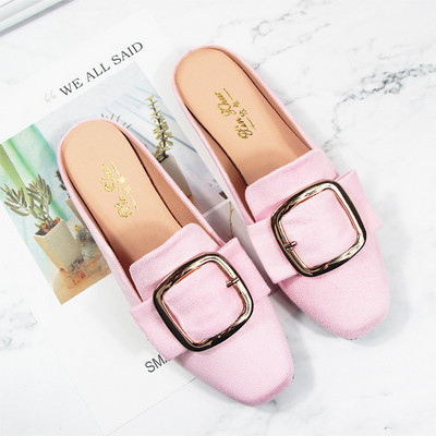 Γυναικείες παντόφλες με οικολογική σουέτ σε διάφορα χρώματα