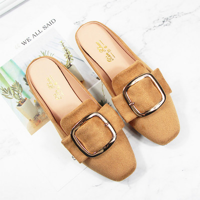 Γυναικείες παντόφλες με οικολογική σουέτ σε διάφορα χρώματα