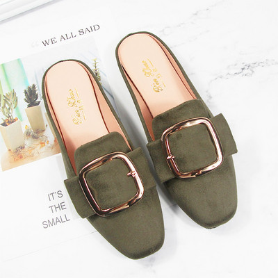 Γυναικείες παντόφλες με οικολογική σουέτ σε διάφορα χρώματα