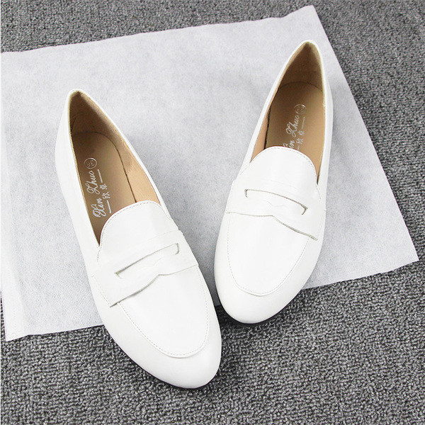 Pantofi casual dama din piele ecologica in patru culori