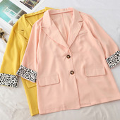 Geaca de dama moderna model lat cu maneci 3/4 in mai multe culori