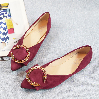 Mocasini casual dama din piele intoarsa ecologica cu catarama cu pietre in trei culori