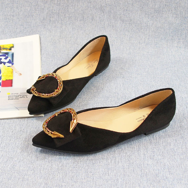 Mocasini casual dama din piele intoarsa ecologica cu catarama cu pietre in trei culori