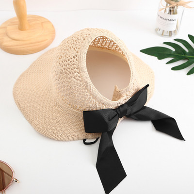 Palarie de dama cu panglica in mai multe culori diferite