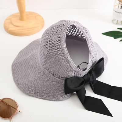 Palarie de dama cu panglica in mai multe culori diferite