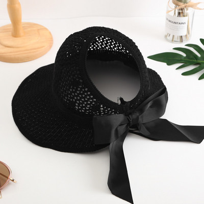 Palarie de dama cu panglica in mai multe culori diferite