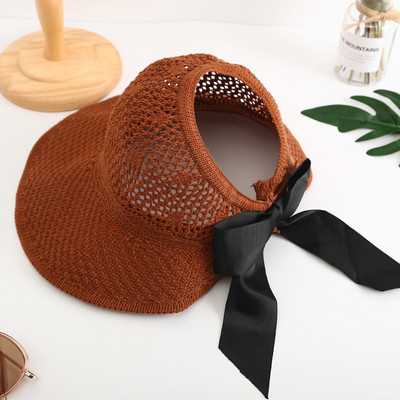 Palarie de dama cu panglica in mai multe culori diferite