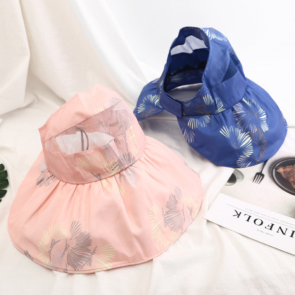 Palarie moderna de dama cu model floral in mai multe culori