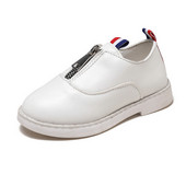 Pantofi moderni pentru copii pentru fete - în alb și negru