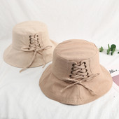 Palarie casual dama cu cravate in mai multe culori