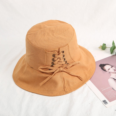 Palarie casual dama cu cravate in mai multe culori