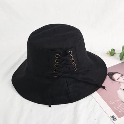 Palarie casual dama cu cravate in mai multe culori