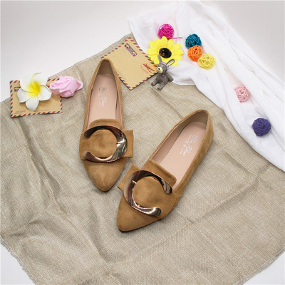 Mocasini casual dama in patru culori din piele intoarsa ecologica cu catarama