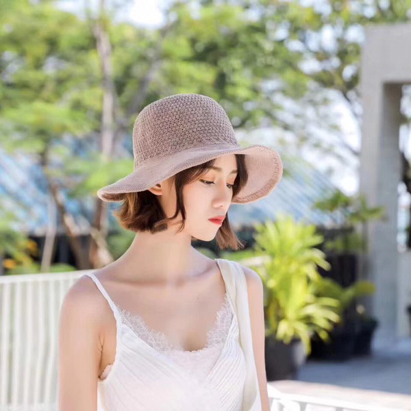 Pălărie de plajă pentru femei în mai multe culori diferite