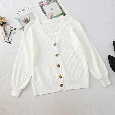 Cardigan casual dama cu nasturi in diferite culori