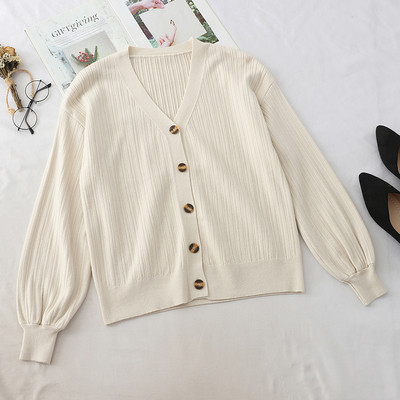 Cardigan casual dama cu nasturi in diferite culori