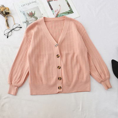 Cardigan casual dama cu nasturi in diferite culori