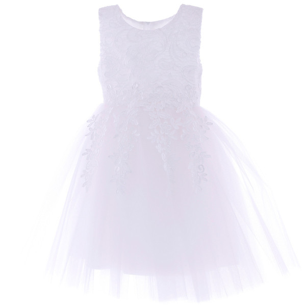 Rochie eleganta pentru copii pentru fete in trei culori cu dantela