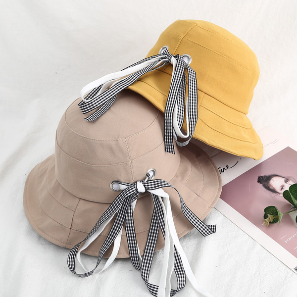 Palarie de dama cu legatura de culoare in mai multe culori