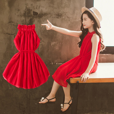 Stílusos gyerekruha lányoknak piros színben