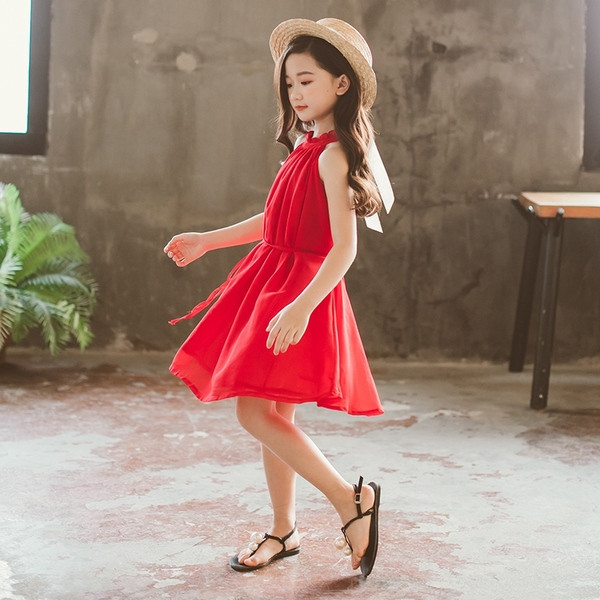 Stílusos gyerekruha lányoknak piros színben