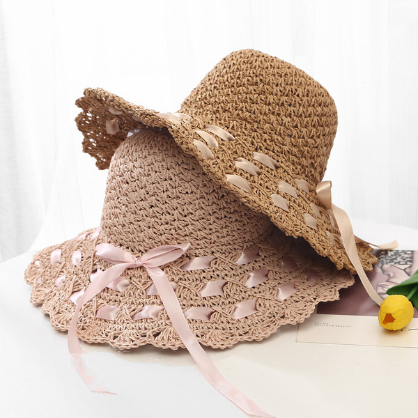 Palarie de plaja dama in mai multe culori