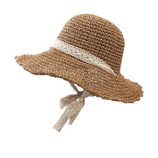 Palarie de plaja dama in doua culori