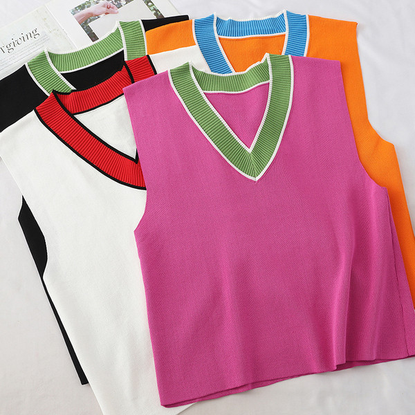 Maieu casual de damă cu decolteu în V în patru culori