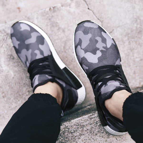 Adidasi barbati cu model camuflaj sireturi - doua modele