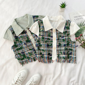 Cămașă elegantă de damă cu mâneci scurte în trei culori