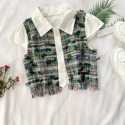 Cămașă elegantă de damă cu mâneci scurte în trei culori