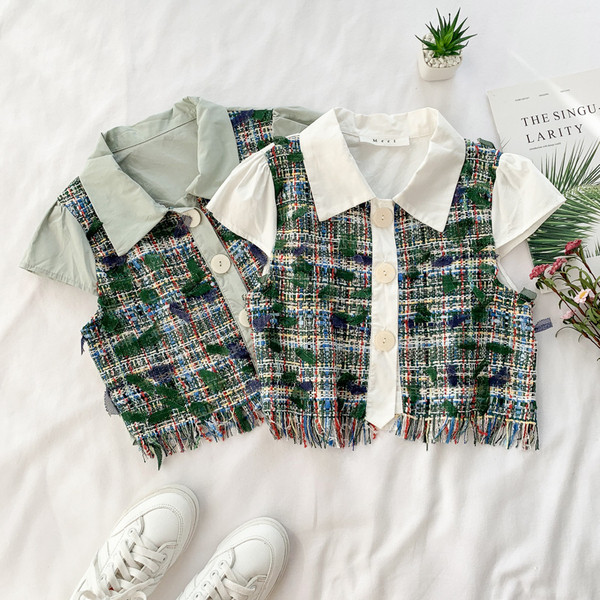 Cămașă elegantă de damă cu mâneci scurte în trei culori