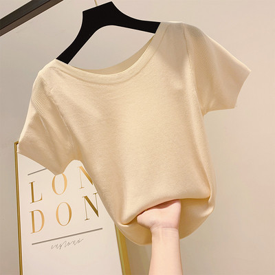 Tricou dama model simplu cu maneca scurta