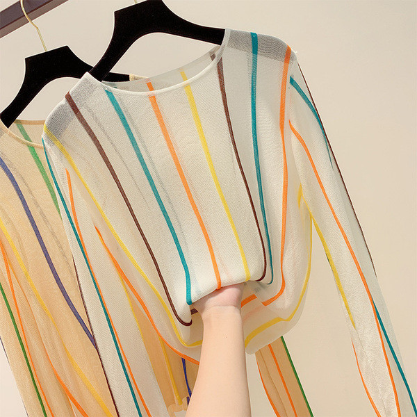 Bluză de damă cu mâneci lungi în două culori