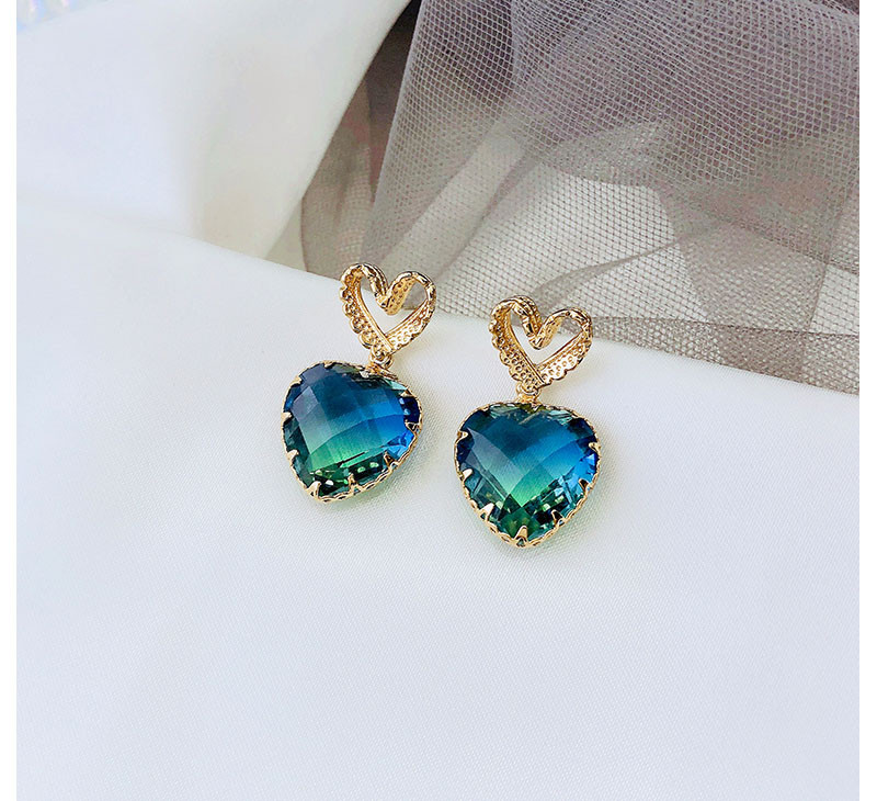 Cercei moderni de dama cu pietre - in doua culori