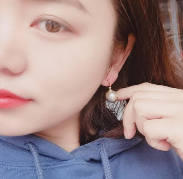 Cercei dama cu decor de perle trei modele