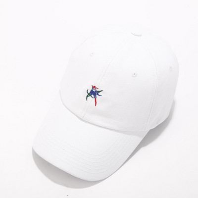 Palarie de dama cu vizor si broderie colorata