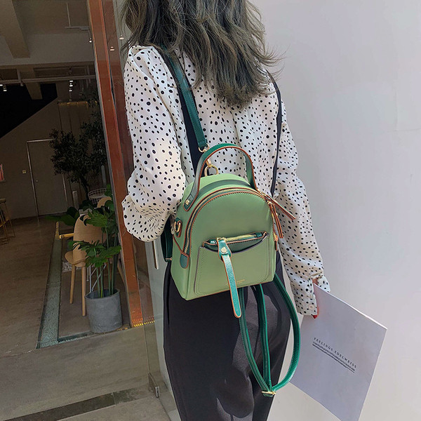 Rucsac de dama din piele ecologica in patru culori