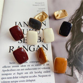 Cercei de damă cu formă dreptunghiulară - diferite culori