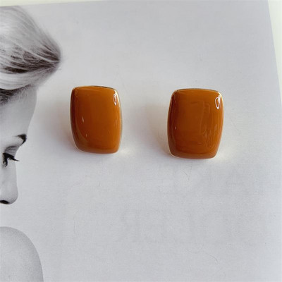 Cercei de damă cu formă dreptunghiulară - diferite culori