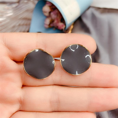 Cercei rotunzi casual dama in mai multe culori