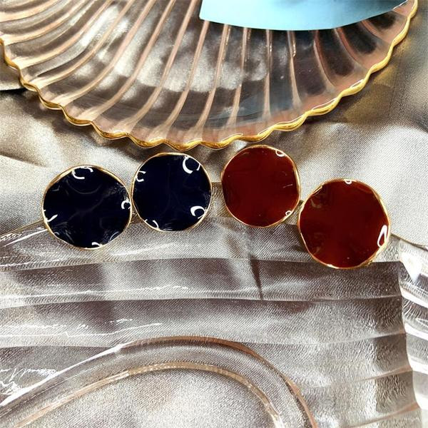 Cercei rotunzi casual dama in mai multe culori