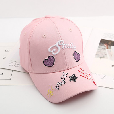 Palarie moderna de dama cu broderie colorata in trei culori