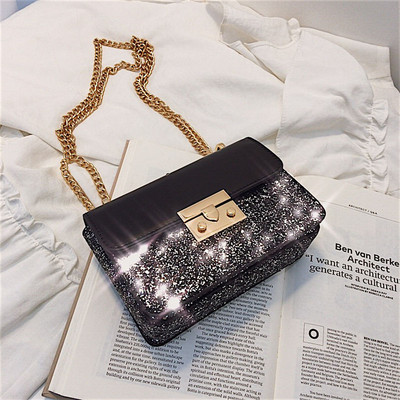 Geanta de dama moderna cu paiete in trei culori