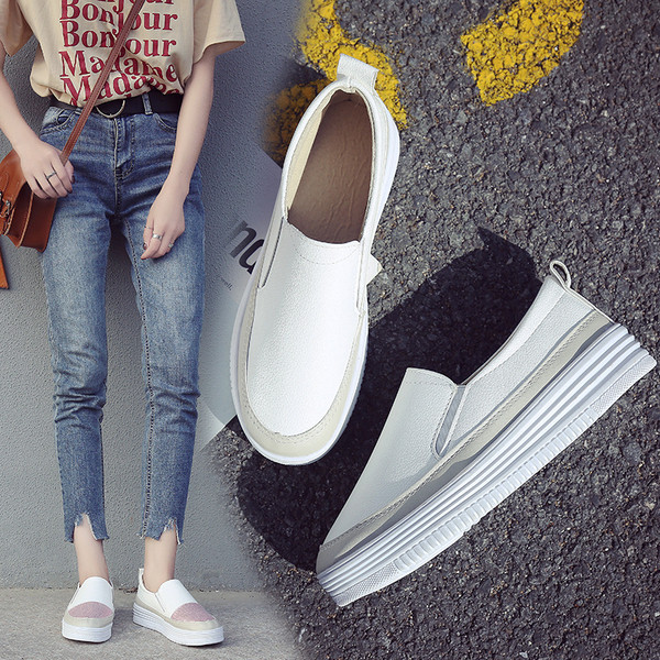 Pantofi casual dama cu talpa plate in patru culori