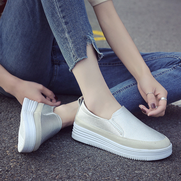 Pantofi casual dama cu talpa plate in patru culori