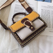 Geanta de dama eleganta cu decor metalic in trei culori