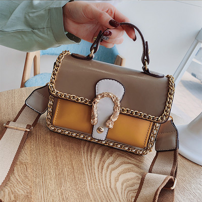 Geanta de dama eleganta cu decor metalic in trei culori